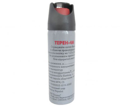 Газовый баллончик Терен-4М (оригинал 100 мл) Газовый баллончик Терен-4М (оригинал 100 мл)